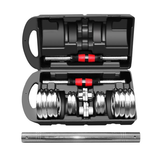 15kg Chrome Dumbbell Set HD-47-15