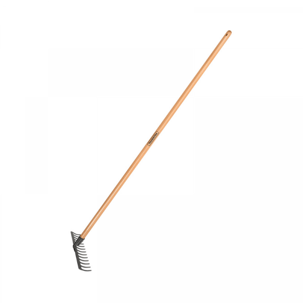 Tramontina Steel Rake with Wooden Handle - 14 Teeth - 150cm
