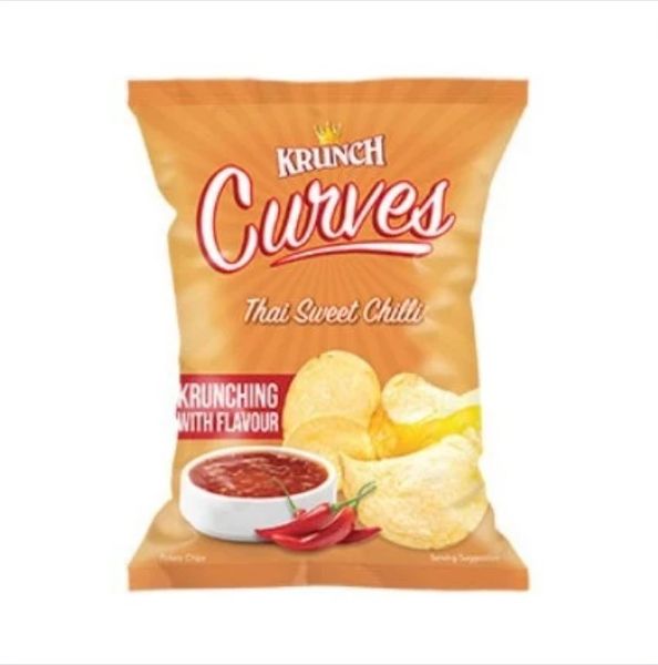 Krunch Potato Chips - Curves Thai Sweet Chilli 20X125g
