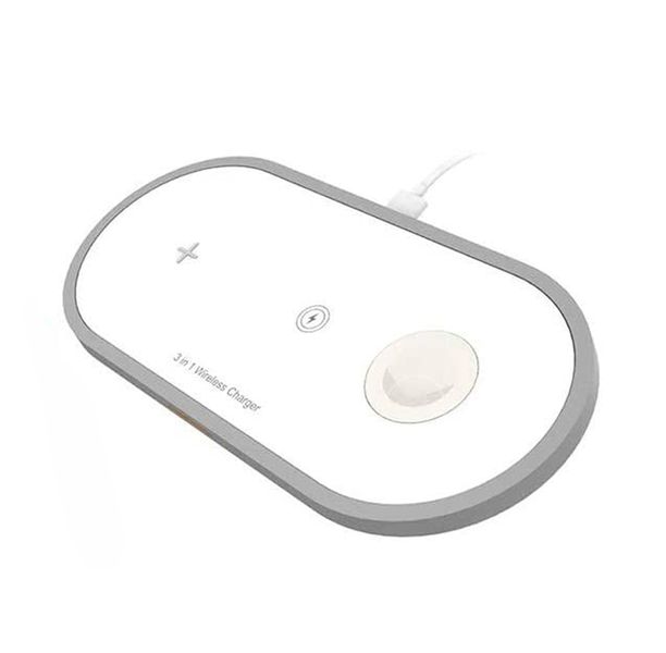 Killer Deals Universal 3-in-1 Wireless Charger Pad Compatible with Apple &amp; Android