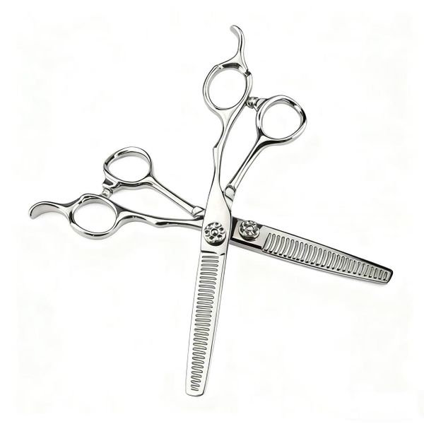 6 Inch Silver Stainless Steel hair Sutting And Hairdressing Scissors