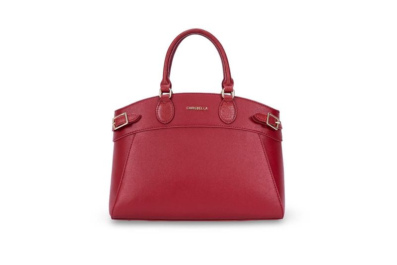 Chrisbella Shoulder Handbag - Red
