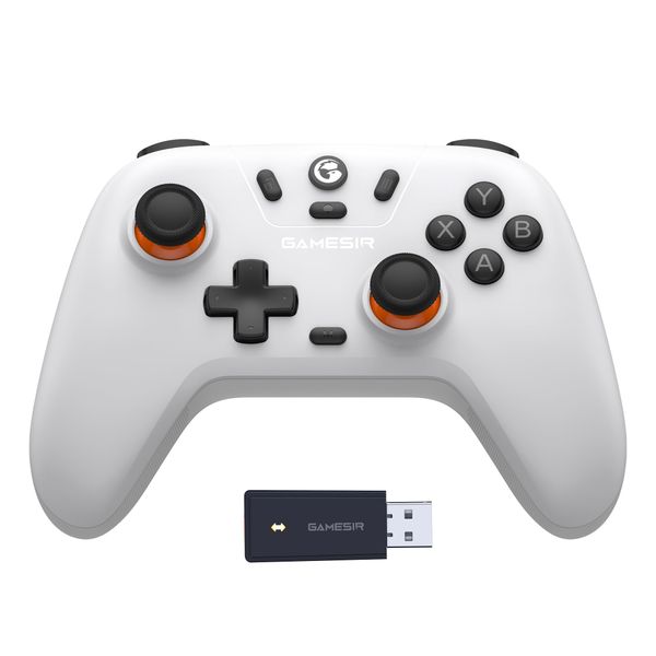 GameSir Nova Lite 2.4g Wireless Controller for Windows PC(Nova Lite White)
