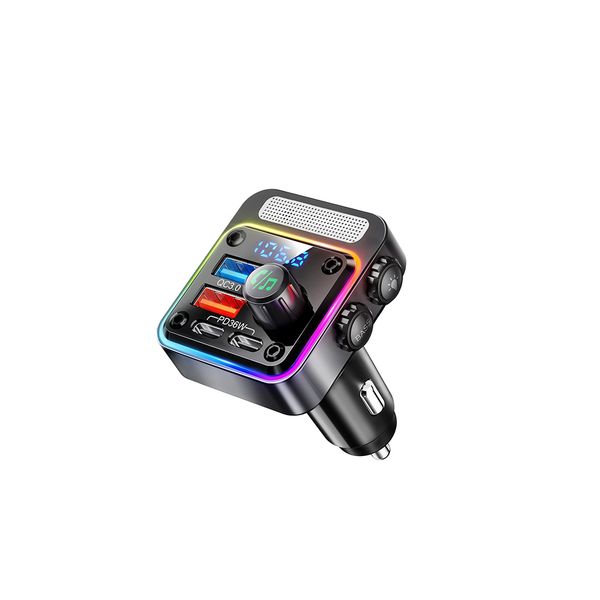 54W Bluetooth 5.3 Car Adapter with 4 Charging Ports[PD 36W &amp; QC3.0 18W]