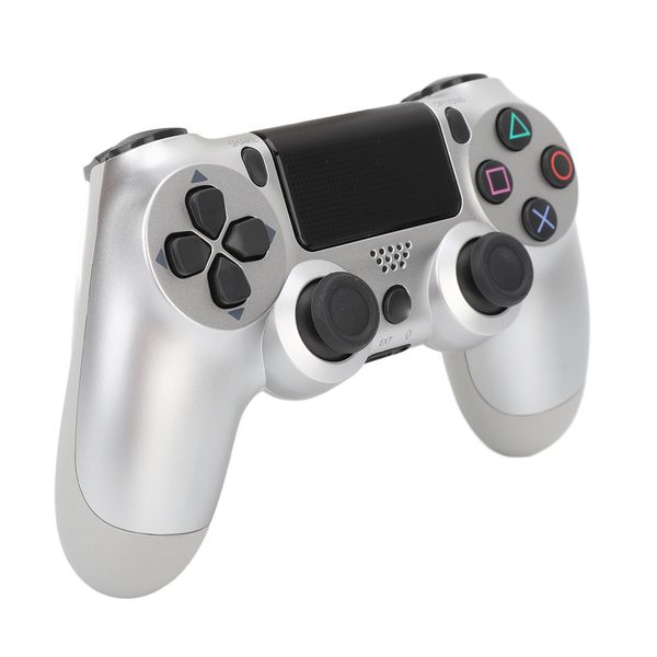 Wireless Gamepad with Vibration Compatible with PC/Phones (Transparent Red)