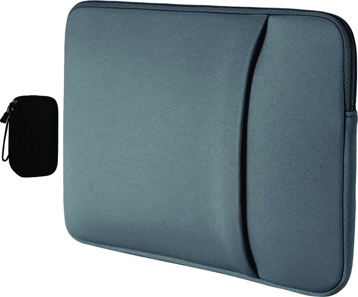 Portable Neoprene Laptop Sleeve Case Cover,Apple Mac Book Carry Cover Grey