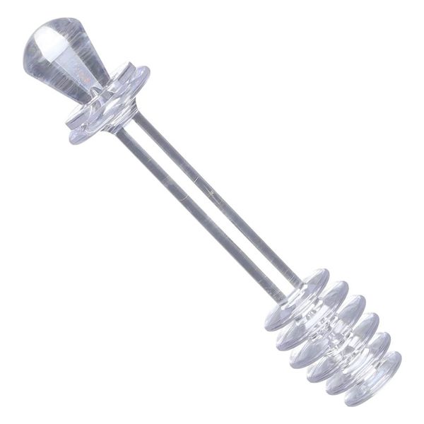 130mm Clear Acrylic Honey Dipper Stirrer Stick KT32089