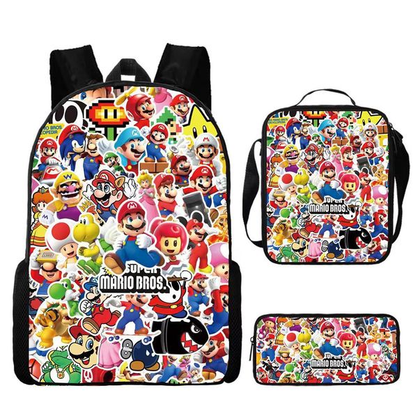 Lunch Box &amp; Pencil Case Mario image