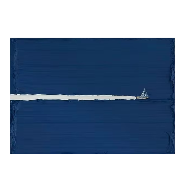 Italian Minimalist Pure Hand-Painted Oil Painting