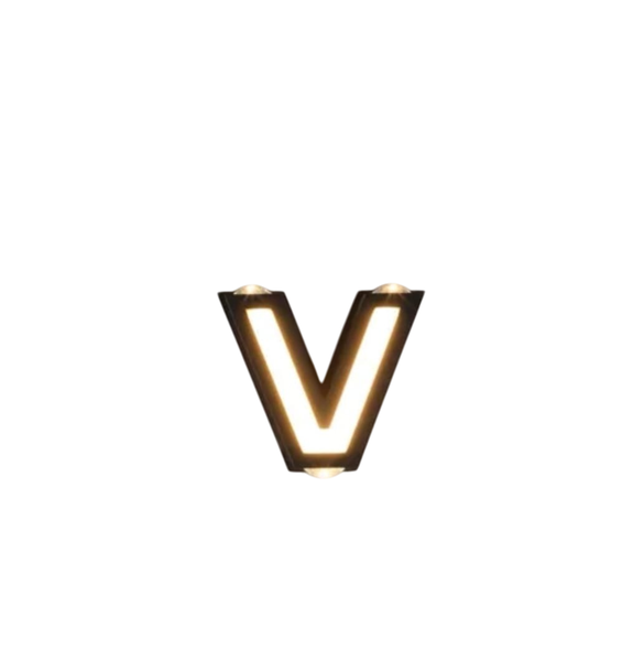 7W 3 LED V Shaped Wall Lamp 3000K