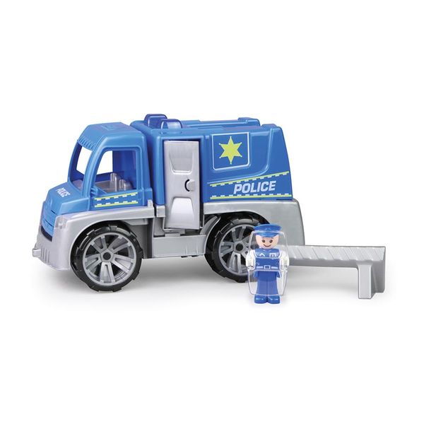 Lena Toy Police Car with Police Play Figure &amp; Accessories: TRUXX 29cm