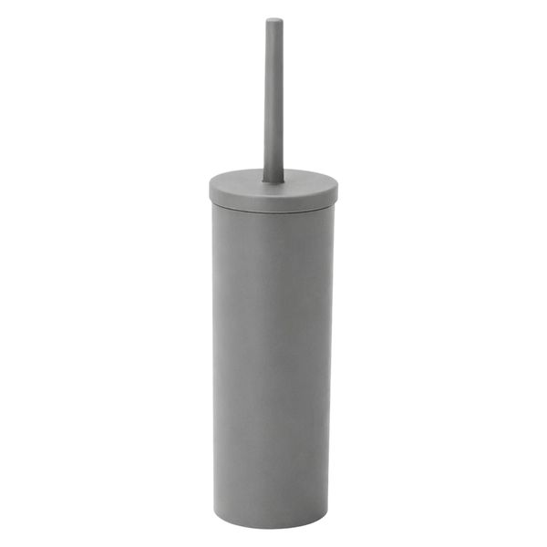 Toilet Brush with Holder - Grey