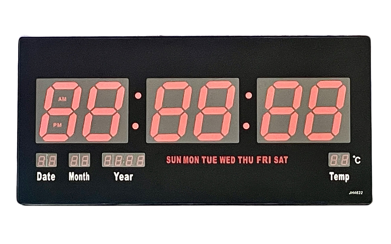 LED digital calendar temperature creative clock