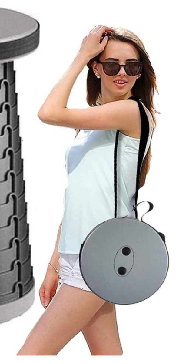 Astor Outdoor Portable Telescopic Folding Stool | Shop Today. Get