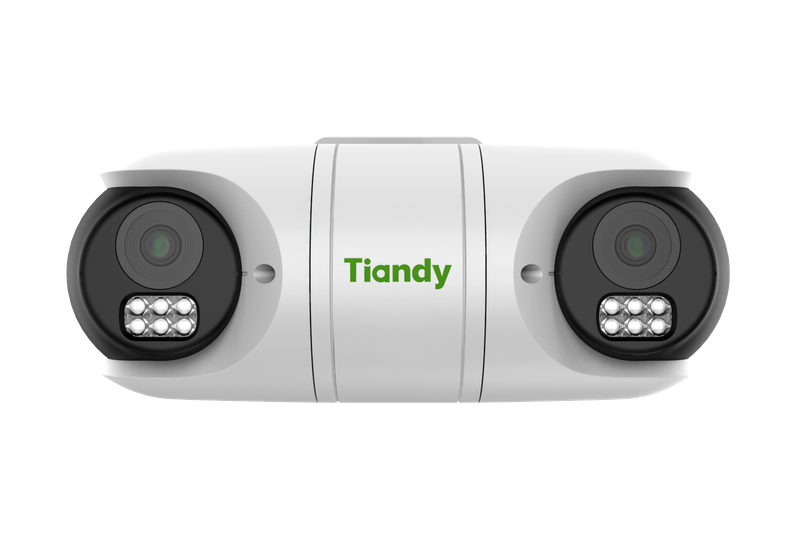 Tiandy Dual-Lens 2MP IR Bullet Camera with Built-in Mic &amp; Night Vision