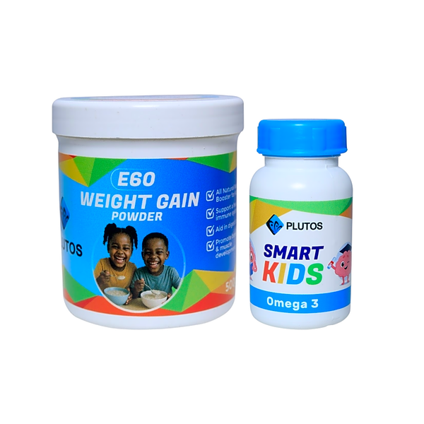 Smart Kids Capsules and E60 Weight Gain Powder
