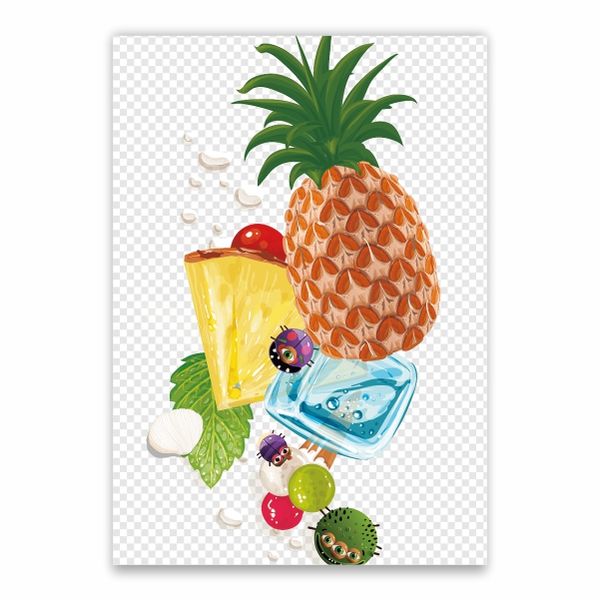 Pineapple Fruits Poster - A1
