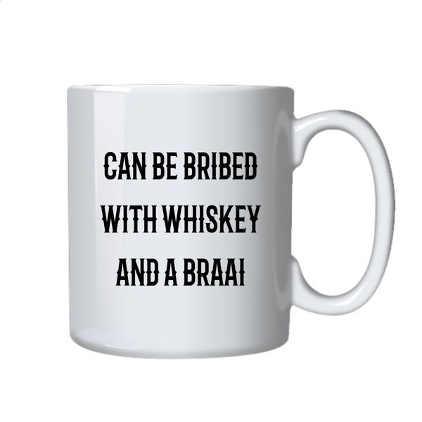 Whiskey and a Braai Coffee Mug - Best Funny Novelty Gift Idea Father's Day