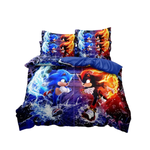 Linen Boutique - Kids Duvet Cover Set-Sonic the Hedgehog Shadow Showdown