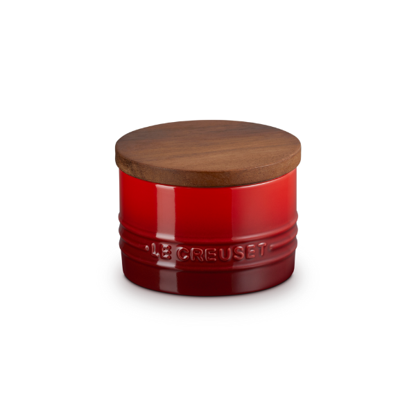 Le Creuset Signature 200ml Storage Canister with wooden lid