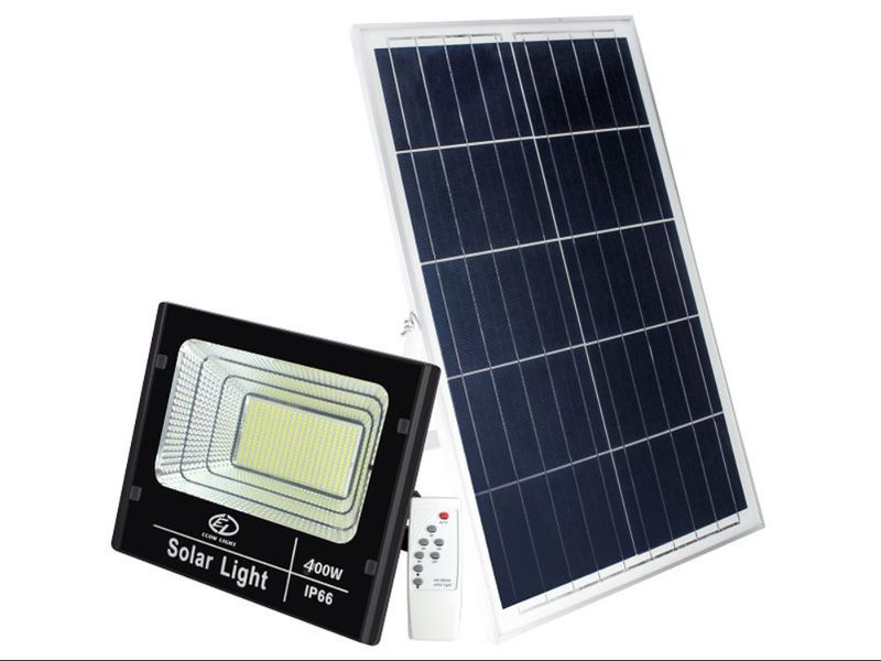 800W Waterproof Solar Light And Panel Set