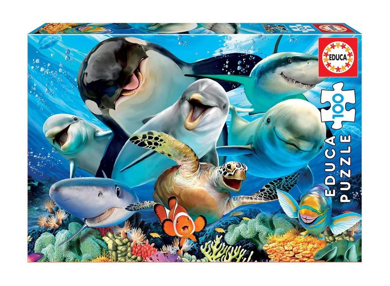 Educa Underwater Selfie - 1x100 Piece Puzzle