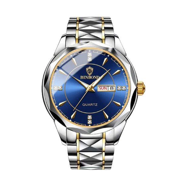 Binbond - New Trendy Men's Waterproof Tungsten Steel Watch