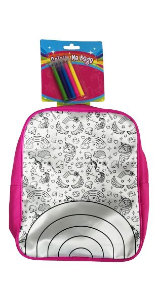 Roly Polyz Colour In Rainbow Unicorn Backpack
