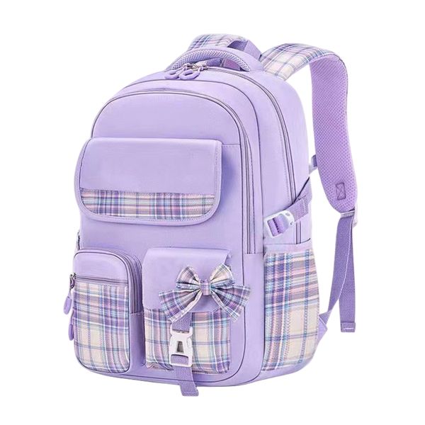 SBP-3113-L-PU, Large High Quality Pre-School Backpack-Purple