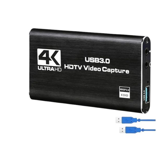 4K HDMI Video Capture Card, USB 3.0 HD 1080P Audio