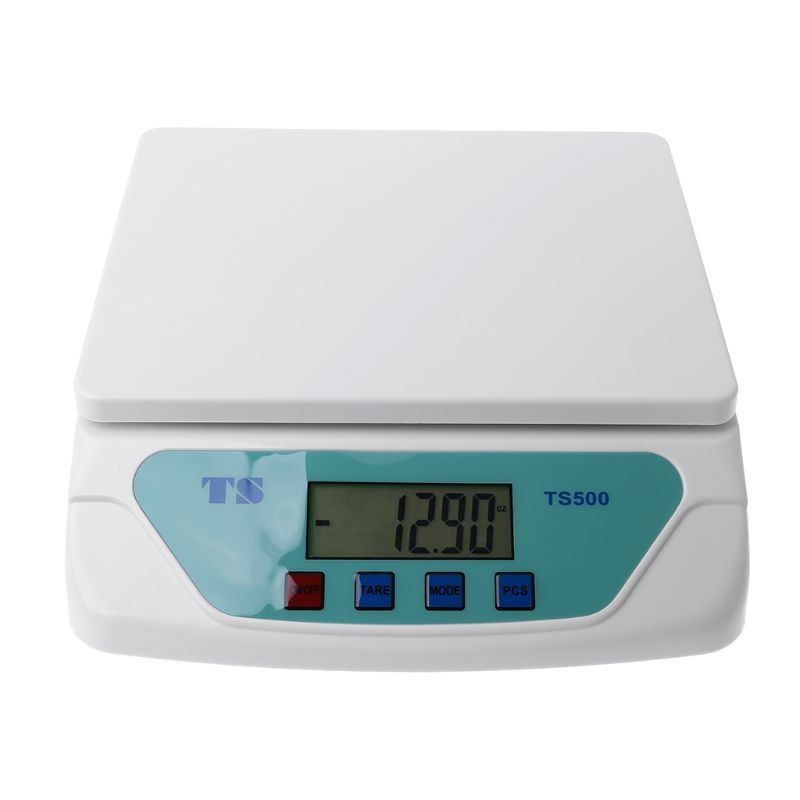 30kg Electronic LCD Display Weighing Kitchen Scale White Shop Today