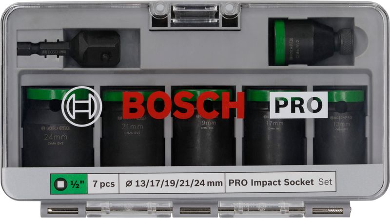 Bosch Pro Impact Socket Set