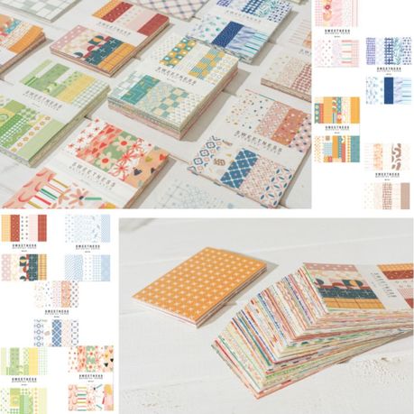 La Laila Retro Scrapbook Journaling Supplies Bundle Paper Stickers