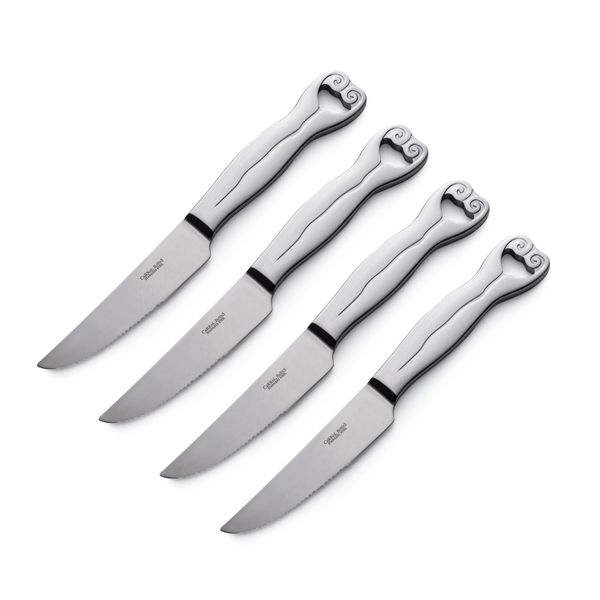 Carrol Boyes Steak Knife Set of 4 - Hanging Wave