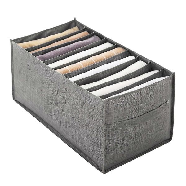 9 Section Jeans Drawer Organizer for Wardrobe Closet Clothes Storage