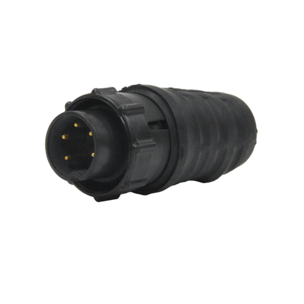 EN3C5MX 5-Way Mini Weathertight Circular Cable Connector - Male