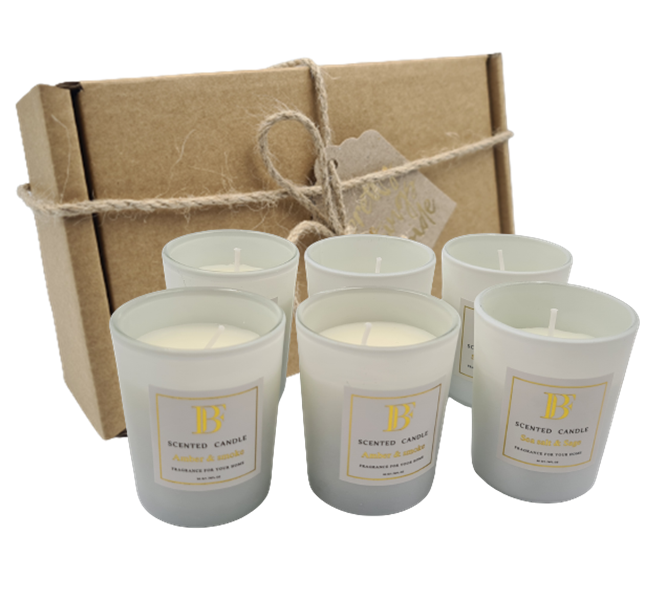 Scented Candle Giftbox - White