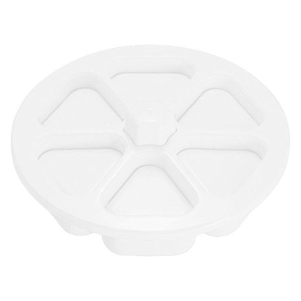 Triangular Non-Stick Sushi Mold With Multi-Compartment Design - White