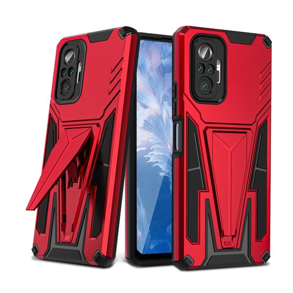 Armor Shockproof Kickstand Cover - Red image