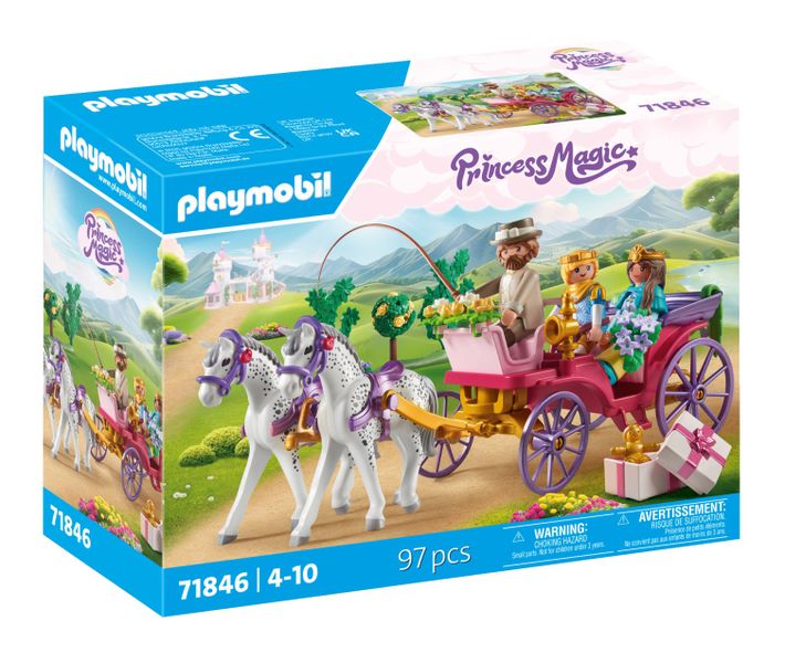 Playmobil Princess Magic - Carriage Ride Playset - 97 Pieces