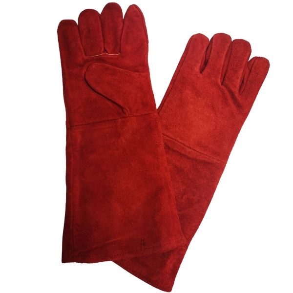 Leather Welding Gloves / Braai Gloves - Heat Resistant (40cm long)