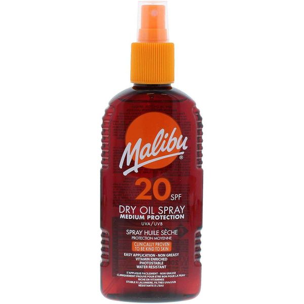 Malibu SPF20 Dry Oil Spray 200ml