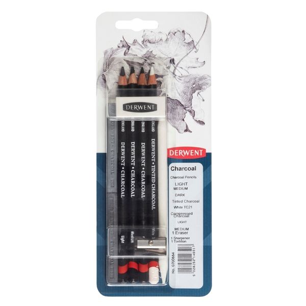 Derwent Charcoal Mixed Blister