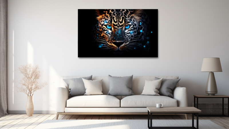 Canvas Wall Art - Leopard Creative Art - HD0356