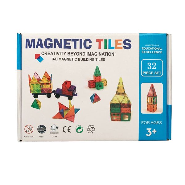 Olive Tree - Magnetic Tiles 32 Piece Set