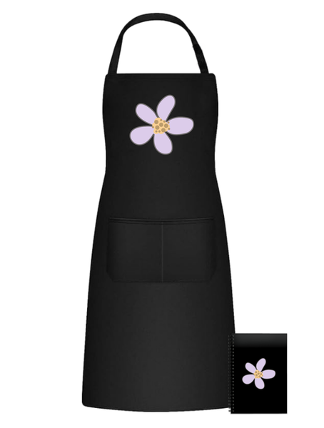 Purple Flower Fun Kitchen Braai Apron Christmas Birthday Gift 505
