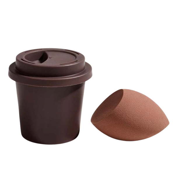 Makeup Sponge With Ventilated Storage Box