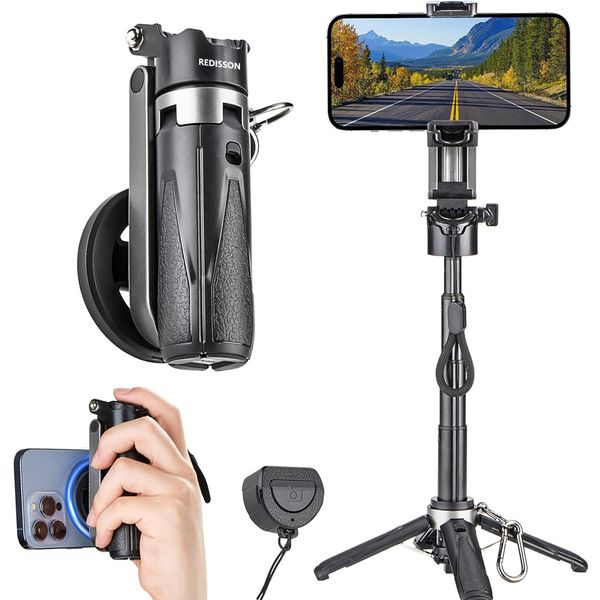 Redisson Magnetic Phone Tripod Stand, Multifunctional Portable Selfie Stick