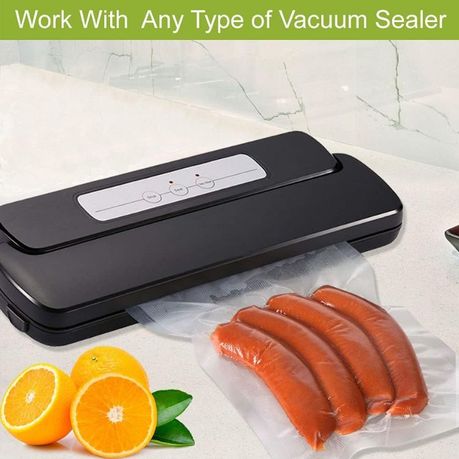 100 Pieces Machine Vacuum Sealer Embossed Food Saver Freezer