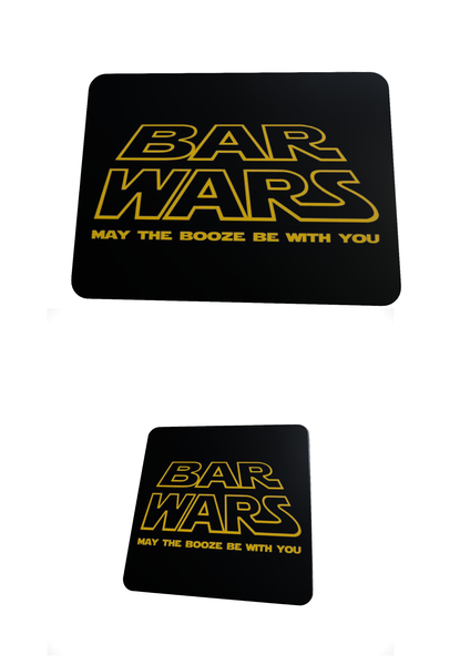 Bar Wars - Mouse Pad And Coaster Set